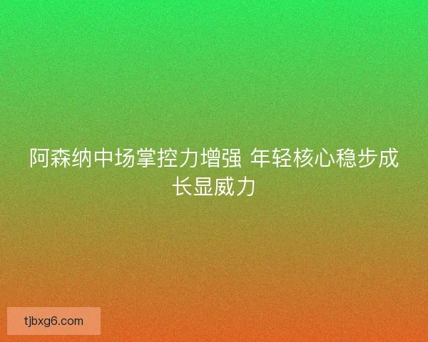 阿森纳中场掌控力增强 年轻核心稳步成长显威力